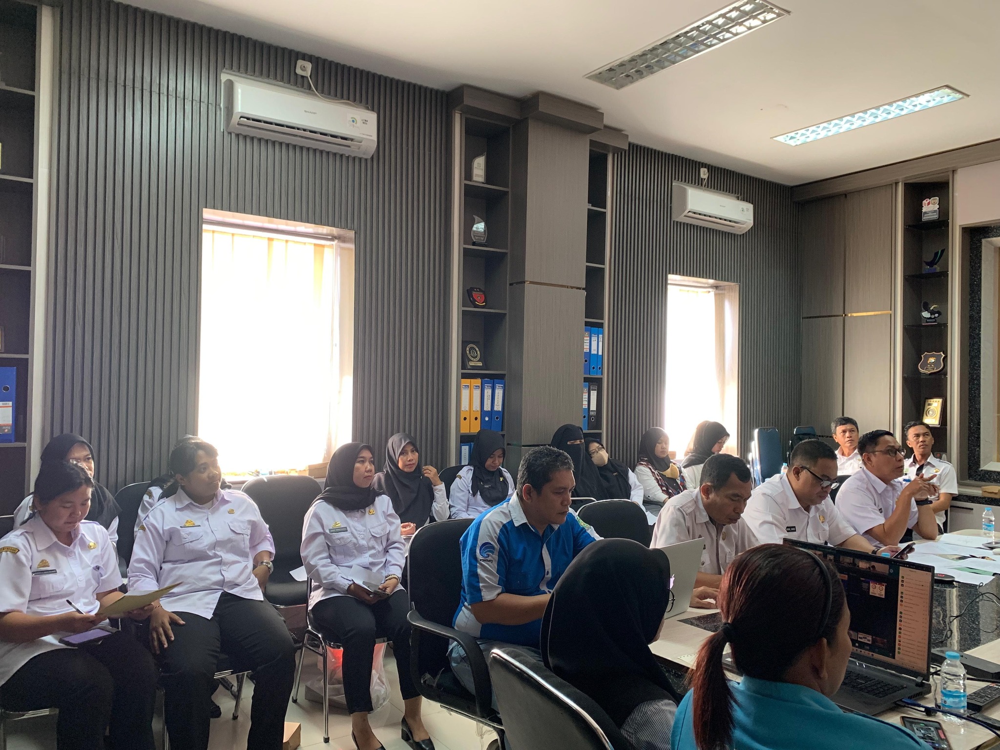 Susana Rapat Bimtek Penginputan pada Portal RB Pemkot Palopo tahun 2025.
