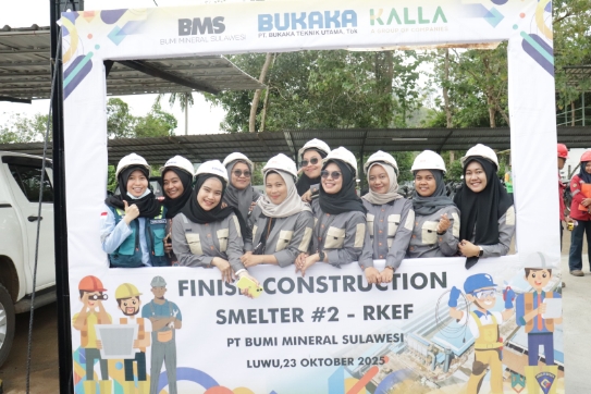 Ceremonial Penutupan Proyek Pabrik 2 RKEF PT BMS Jadi Momen Penuh ...